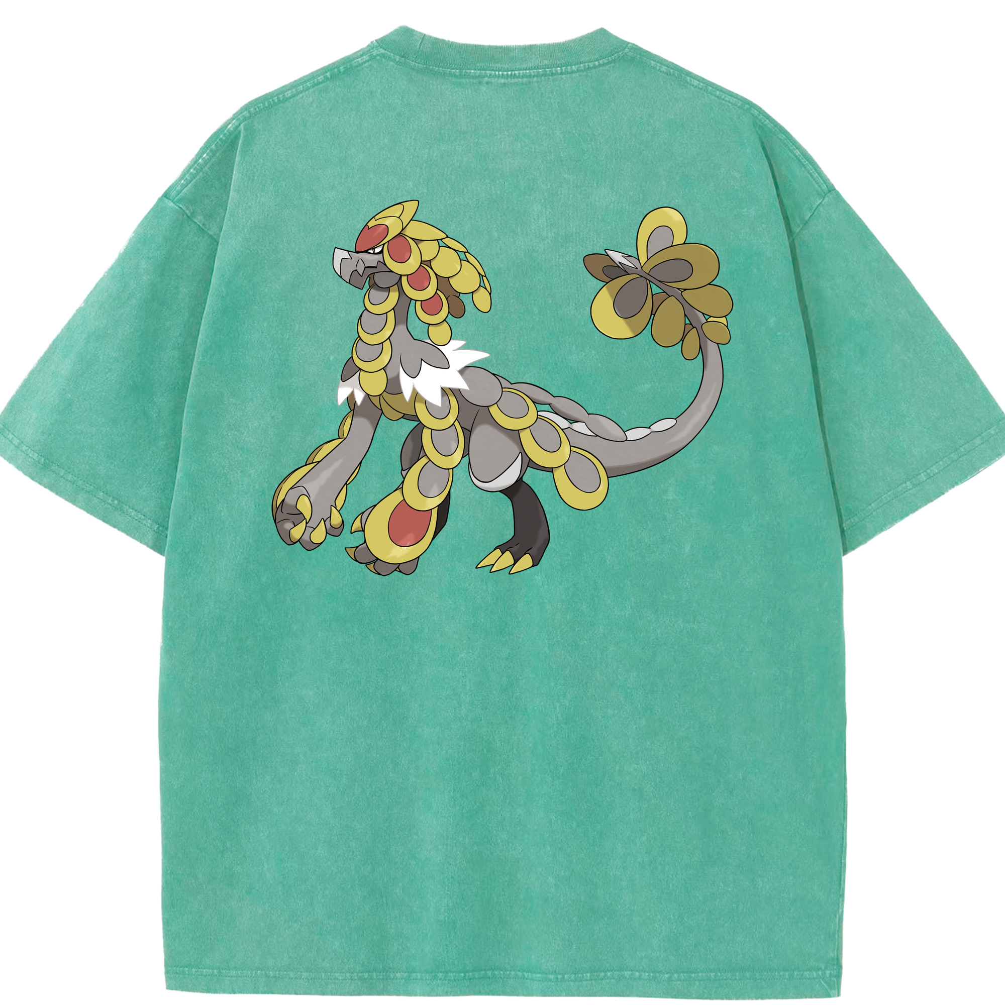 （画像用） ポケットモンスター Pokémon 綿100% ヴィンテージ風 半袖Tシャツ（背面プリント）